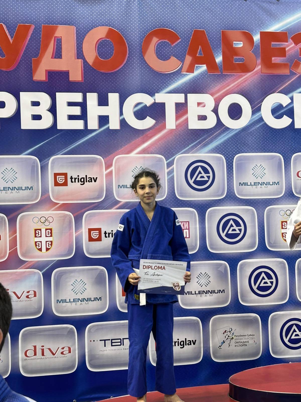 Tara Andrejević vicešampionka u džudou